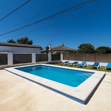 Casa Carlos Con Piscina Privada En Conil Casa de Férias